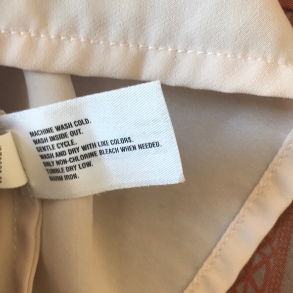 Gap Silky sequence dressy or going out blush top - Picture 7 of 7